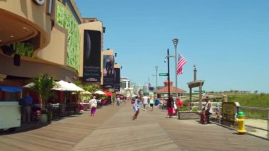 Atlantic City boardwalk yürüyüş 