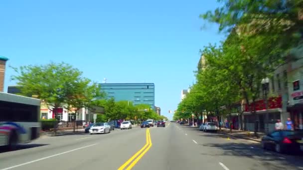 Atlantic Avenue sürücüleri görünümü — Stok video