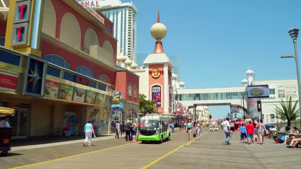 Atlantic City-Ny Usa 4k — Stockvideo