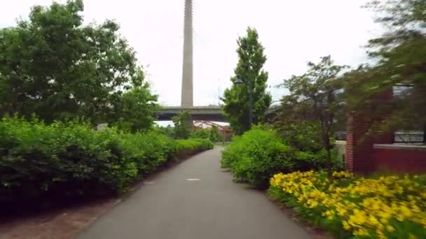 Paul Revere Park Boston 4k — Stockvideo