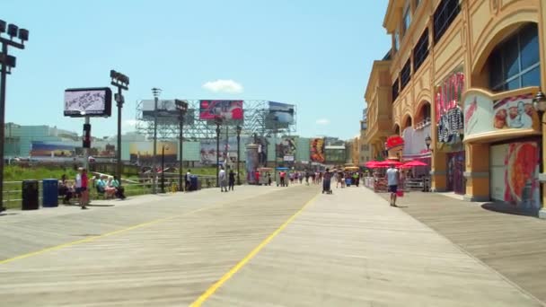Atlantic City stok video 4k — Stok video
