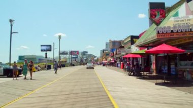 Atlantic City Boardwalk ABD 4k
