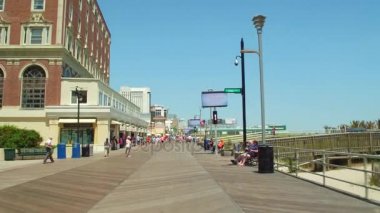 New Jersey Boardwalk hareket görüntüleri