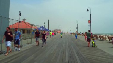 FPV Long Beach New York boardwalk 4k