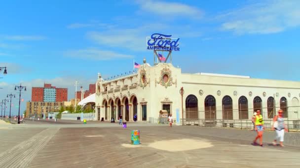 Ford Amphitheater Coney Island — Stockvideo