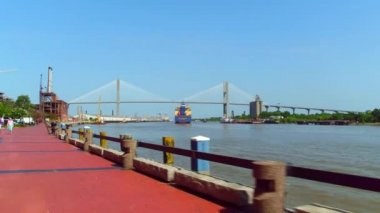 Riverwalk Savannah Georgia 4k