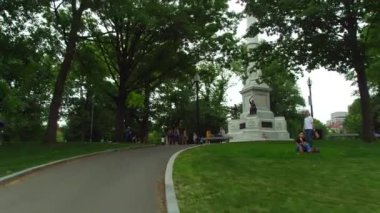 Asker ve denizcilerin anıt Boston Common 