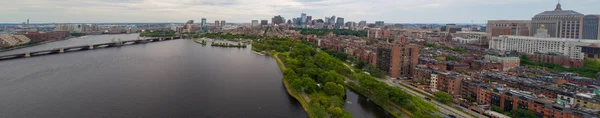 Imagem panorâmica aérea Boston — Fotografia de Stock