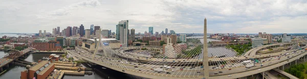 Leonard P Zakim Bunker Hill Memorial híd — Stock Fotó