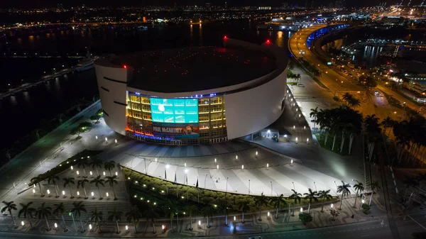 American Airlines Arena Downtown Miami — Stock Photo, Image