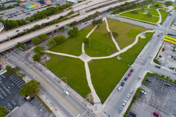 Omnipark Miami foto aerea — Foto Stock