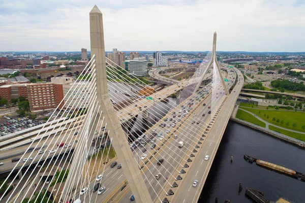 Leonard P Zakim Bunker Hill Bridge —  Fotos de Stock