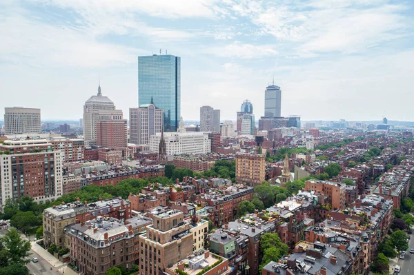 Ciudad aérea de Boston centro —  Fotos de Stock