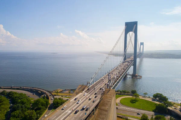 New York-i Verrazano Narrows híd — Stock Fotó