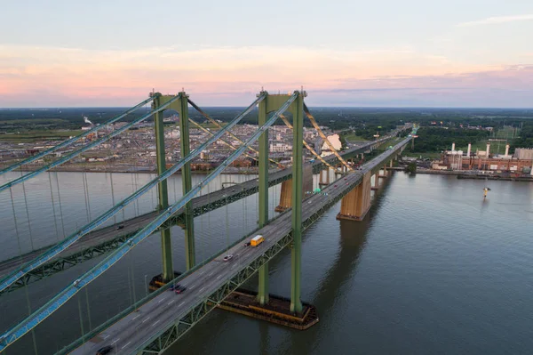 Delaware memorial híd — Stock Fotó