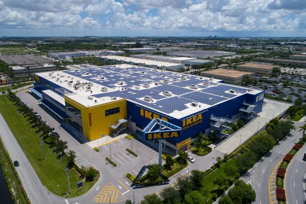 Ikea Miami drone aéreo foto — Fotografia de Stock