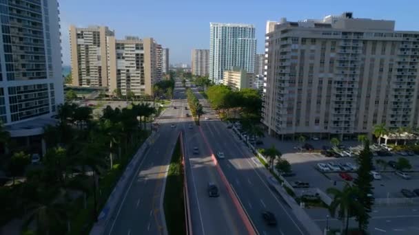 Vídeo aéreo Hallandale Beach FL — Vídeo de Stock