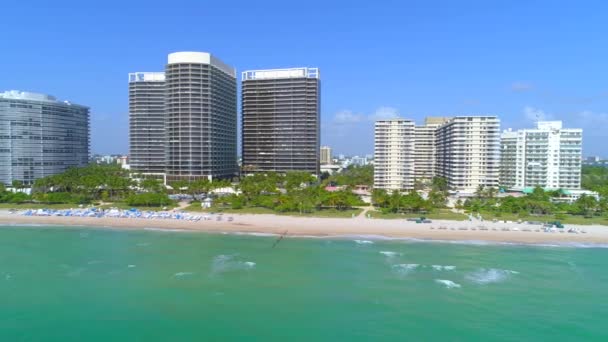 Miami beach Eigentumswohnungen — Stockvideo