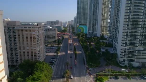 Vídeo aéreo Hallandale Beach FL — Vídeos de Stock