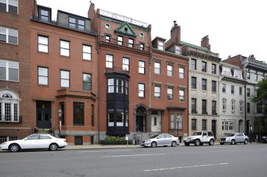 Tarihi kumtaşı mimari Boston