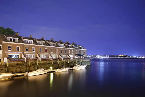 Boston North End waterfront konut dock — Stok fotoğraf