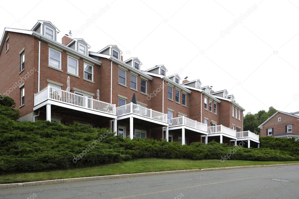 Townhomes in Boston view