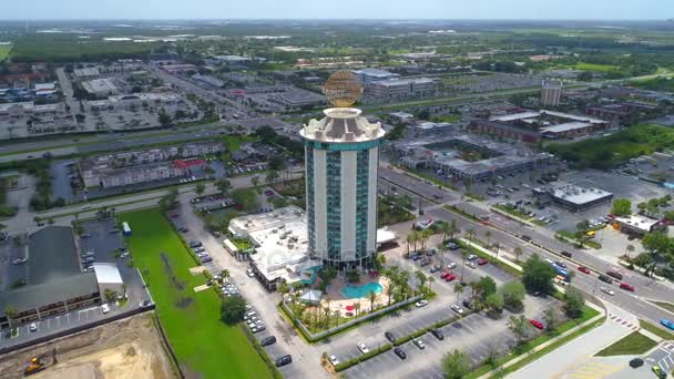Aerial video fyra Pointes Orlando — Stockvideo
