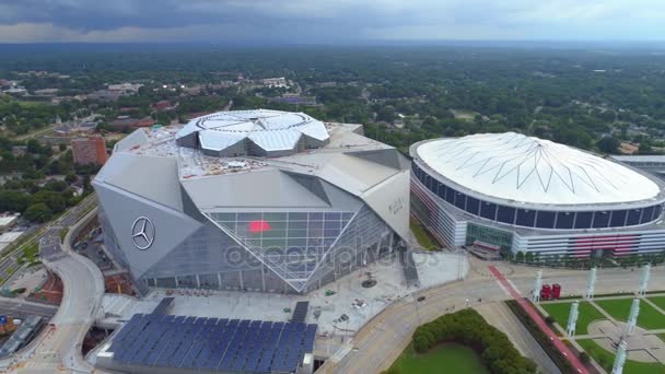 Mercedes Benz Stadium Atlanta Geórgia — Vídeo de Stock