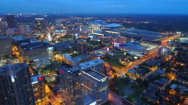 Drone Atlanta Downtown — Vídeo de Stock