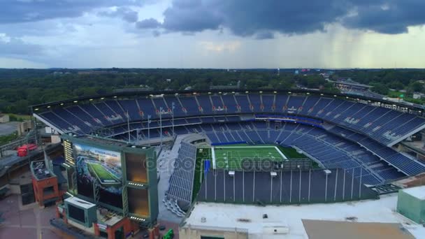 Viaduto de drone Turner campo Atlanta 4k — Vídeo de Stock