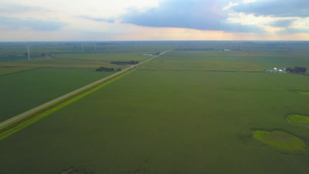 Agricultura paisagem agrícola 4k — Vídeo de Stock