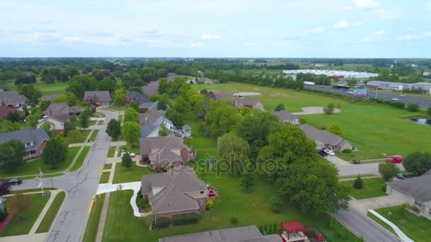 Residential homes Franklin Indianapolis IN 4k — Stock Video