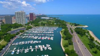 Diversey Harbor Chicago 4k 60p
