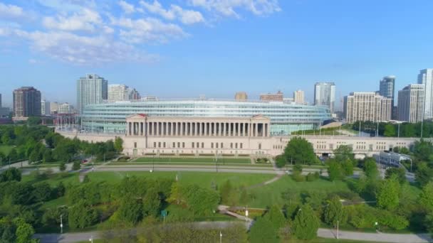 Стадіону Soldier Field Чикаго 4 к 60p — стокове відео