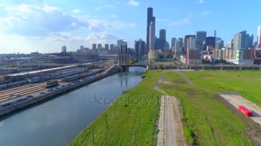 yaklaşım Downtown Chicago