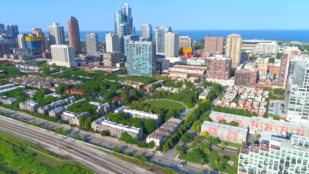 Dearborn Park Chicago 4k — Wideo stockowe