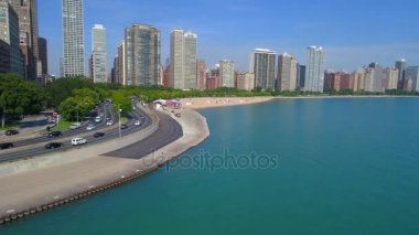 Kuzey Lake Shore sürücü ve Chicago plajlar 