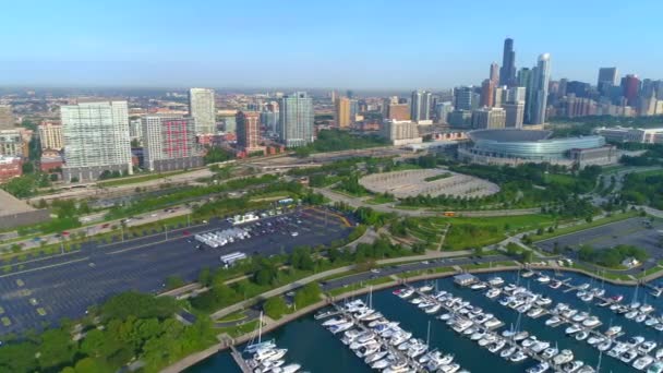 Downtown Chicago 4k 60p — Stok video