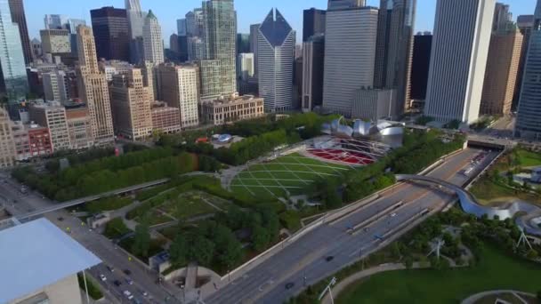 Puerta de nube chicago — Vídeo de stock