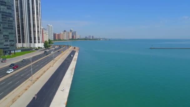 北方湖岸驱动器芝加哥 — 图库视频影像