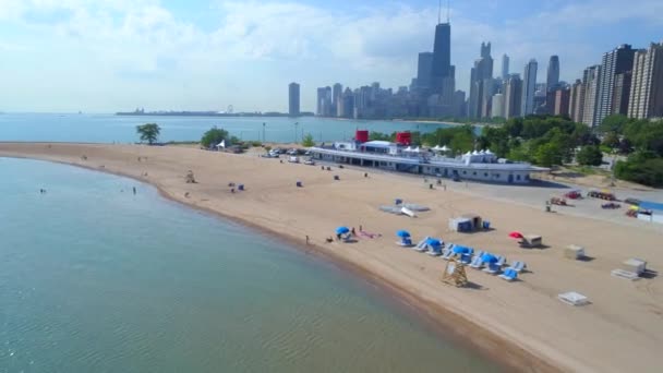 夏天在芝加哥漂流热点 — 图库视频影像