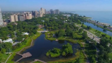 Hava video Lincoln Park Chicago