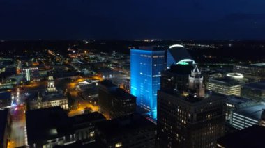 Gece hava Des Moines Iowa