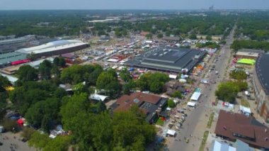 Uçağı hava Iowa Eyalet Fuarı Des Moines