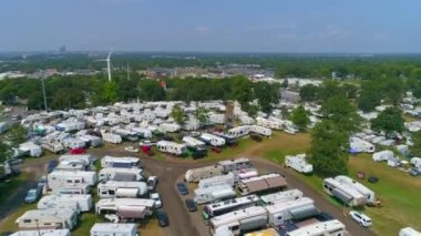 Hava römork Iowa Eyalet Fuarı otopark