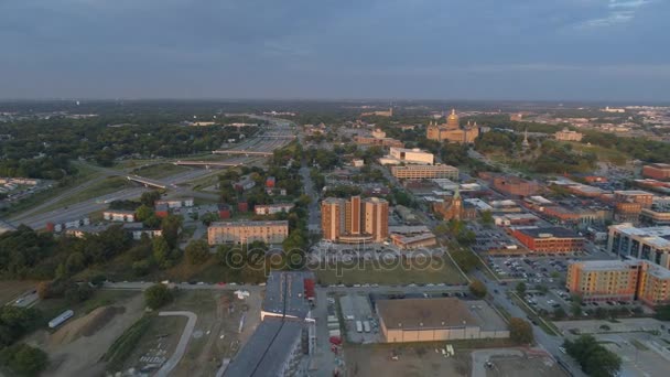 East Village Iowa — Stok video