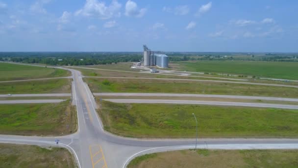 Paisagem agrícola vista — Vídeo de Stock