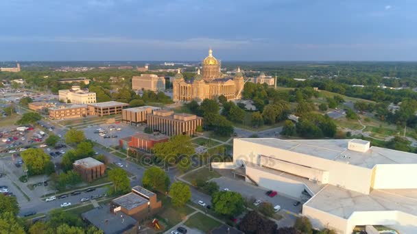 Capitolio del Estado de Iowa — Vídeos de Stock