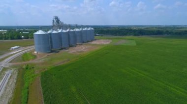  Depolama Tarım Çiftlik Fairfield Iowa ABD 4 k silosu 60p