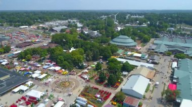 Lateral hava Iowa State Fairgrounds vurdu 